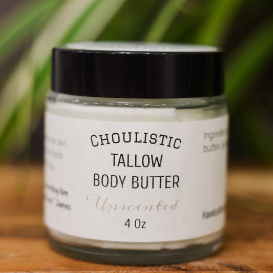 Unscented Tallow Body Butter