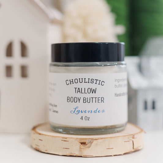 Lavender Tallow Body Butter for Baby & Sensitive Skin