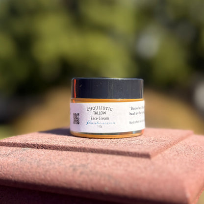 Grass-Fed Tallow Face Cream | Natural Moisturizer with Rosehip & Calendula