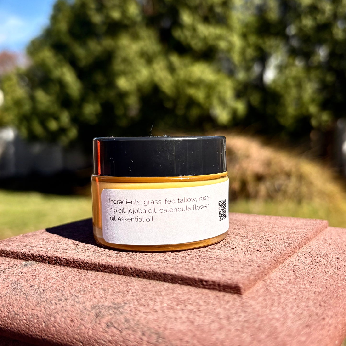 Grass-Fed Tallow Face Cream | Natural Moisturizer with Rosehip & Calendula